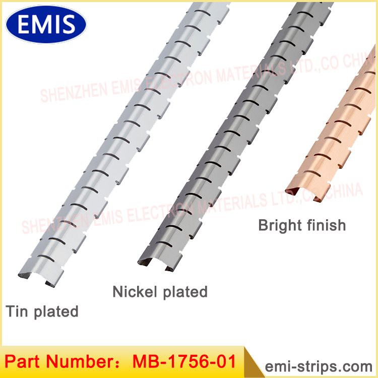 חריצים כפולים BeCu Finger Stock